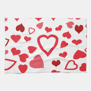Hearts A'Plenty Tea Towel