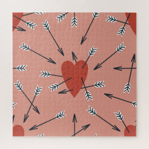 Hearts arrows hand-made. jigsaw puzzle