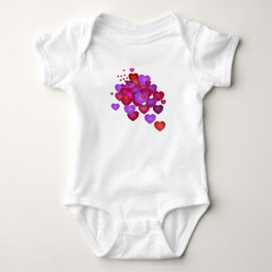 Hearts Baby Bodysuit