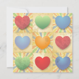 Hearts background