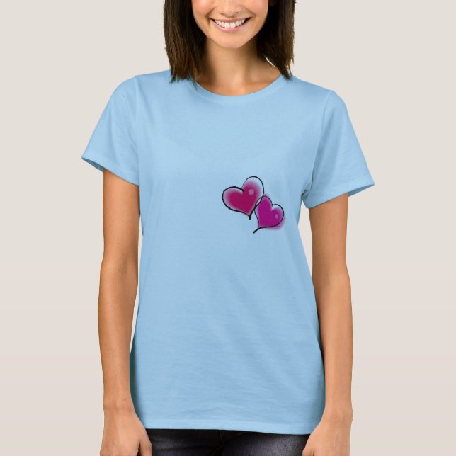 Hearts, Bride To Be! T-Shirt (Front)