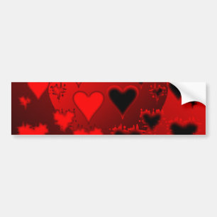 Hearts Bumper Sticker