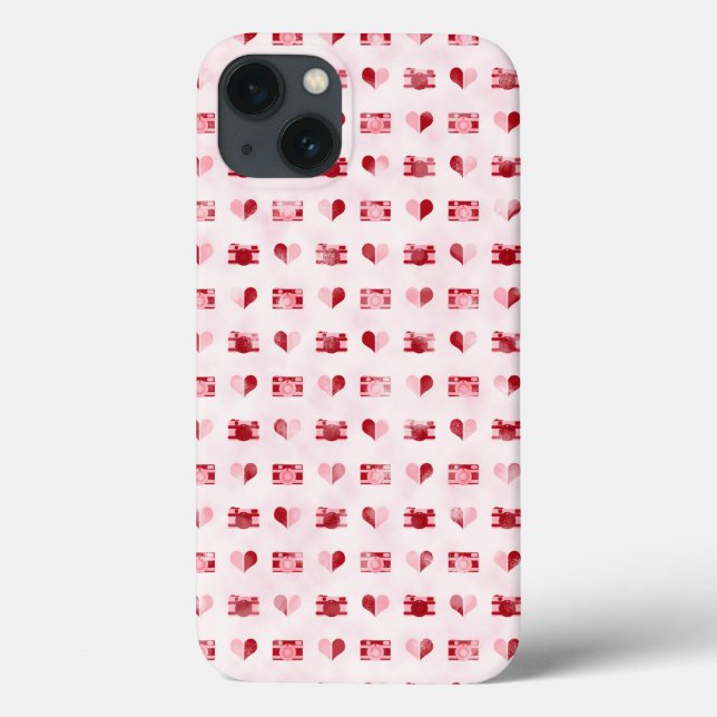"Hearts & Cameras" iPad Air Case (Back)