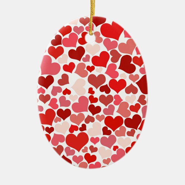 HEARTS CERAMIC ORNAMENT (Front)