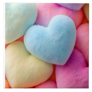 Hearts Ceramic Tile
