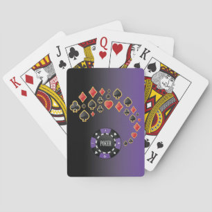 Hearts, Clubs, Diamonds and Spades Design Bicycle  Playing Cards