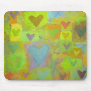 Hearts Collage Mouse Pad