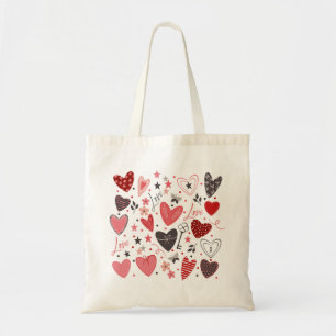 Hearts Collage Valentine's Day  Tote Bag