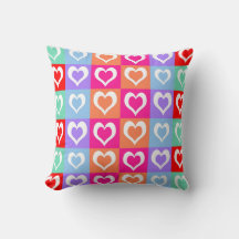 Hearts Colourful Multicolor Pattern