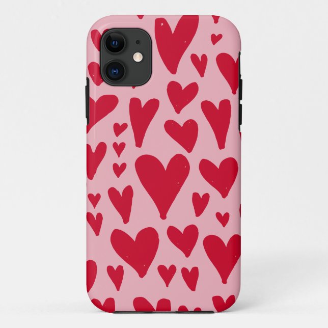 Hearts Core Case-Mate iPhone Case (Back)