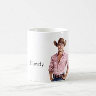 Hearts Cowboy Coffee Mug