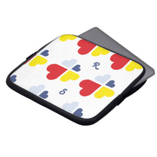 Hearts Cross Laptop Sleeve