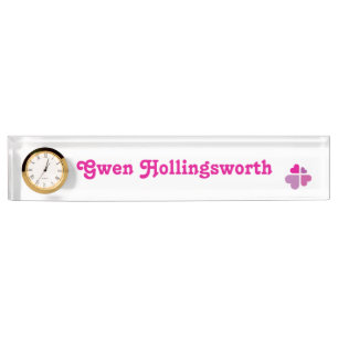 Hearts Cross Nameplate