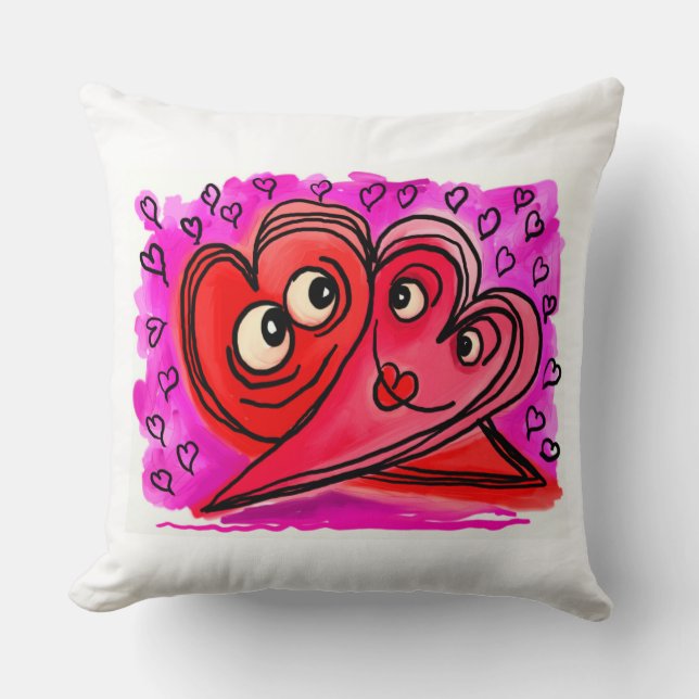 Hearts Cushion (Front)