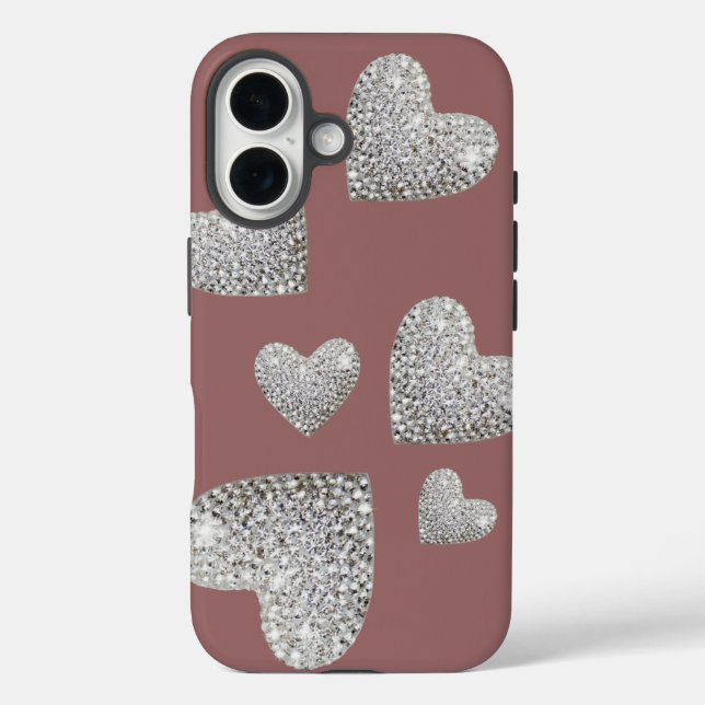 Hearts design Case-Mate iPhone case (Back)