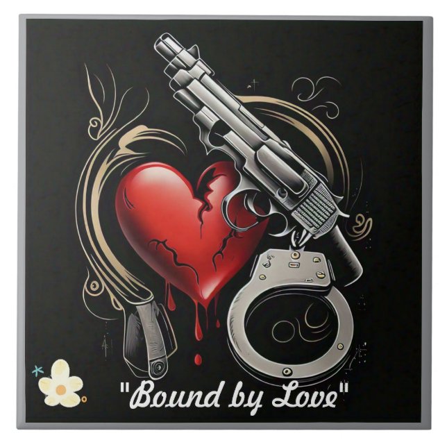 "Heart's Desire" Ceramic Tile (Front)