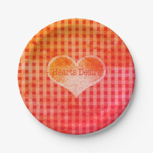 Hearts Desire  Paper Plate