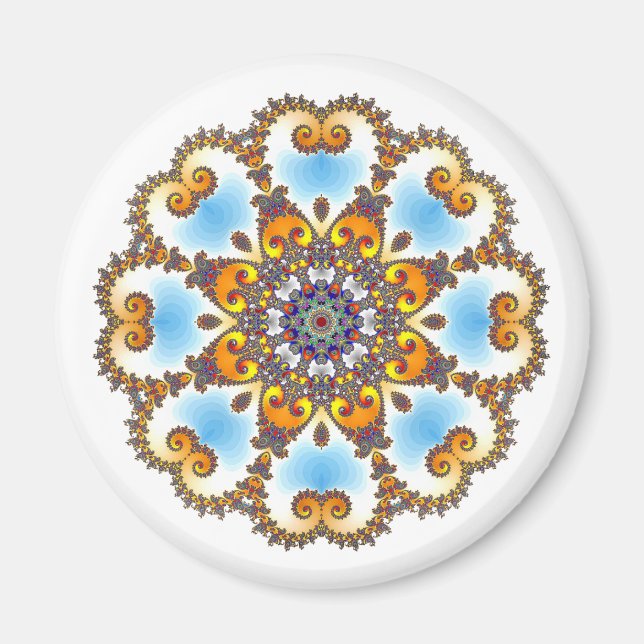 'Heart's Desire' (white) Magnet (Front)