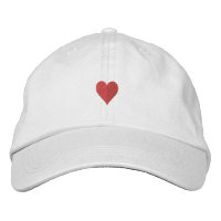 Hearts Embroidered Hat