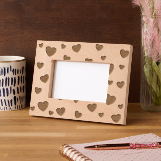 Hearts engraved frames