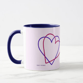 Hearts Entwined Right/Left-Handed Mug