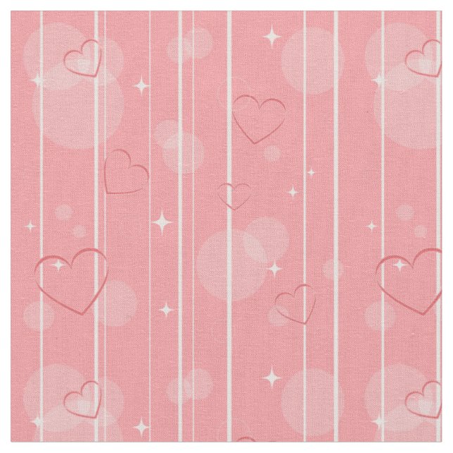 Hearts Fabric (Close Up)
