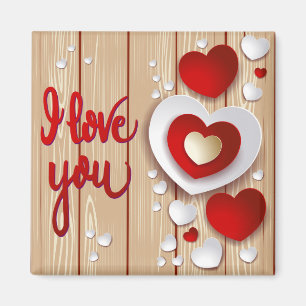 Hearts Fantasy Magnet