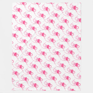 Hearts Fleece Blanket