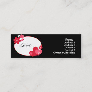 Hearts & Flowers Profile Cards