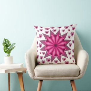 HEARTS FOR GIRLFRIEND, BOYFRIEND, HUSBAND, WIFE T CUSHION