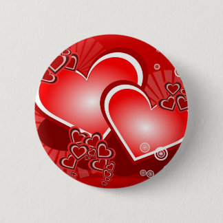 Hearts for Love 6 Cm Round Badge