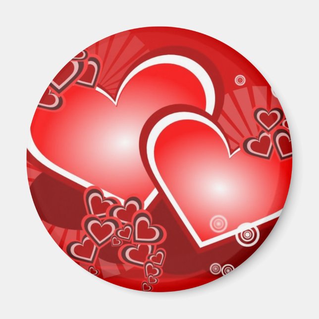 Hearts for Love Magnet (Front)