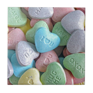 Hearts for your Sweetheart Ceramic Tile