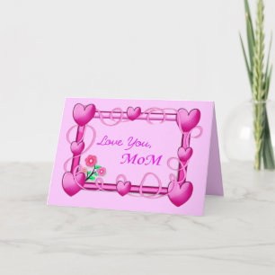 Hearts Frame - Mother's Day Card