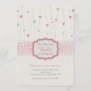 Hearts Galore Invitation