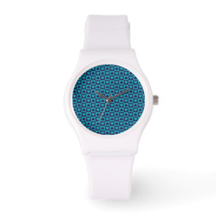 Hearts Galore Navy and Turquoise Watch