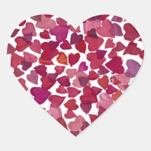 Hearts Galore - Sticker (Front)