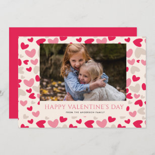 Hearts Galore Valentine's Day Photo Cards