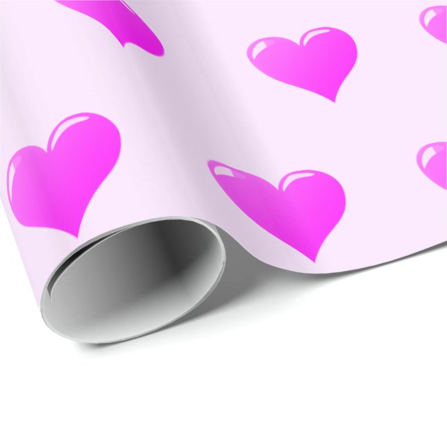 Hearts Gift Wrapping Paper (Roll Corner)