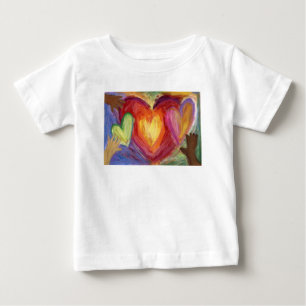 Hearts & Hands Love Diversity Art Custom Shirt