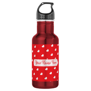 Hearts Happy Valentine’s Day Modern Love Pattern 532 Ml Water Bottle