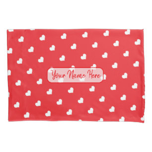 Hearts Happy Valentine’s Day Modern Love Pattern Pillowcase