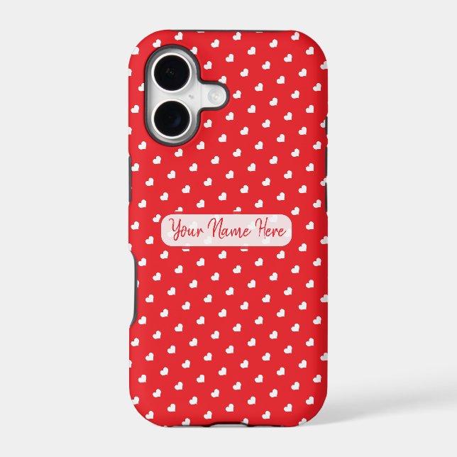 Hearts Happy Valentine's Day Modern Love Pattern (Back)