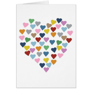 Hearts Heart Multi White