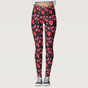 Hearts, hearts, hearts leggings
