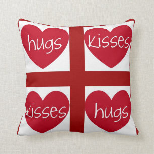 Hearts, Hugs and Kisses Cushion