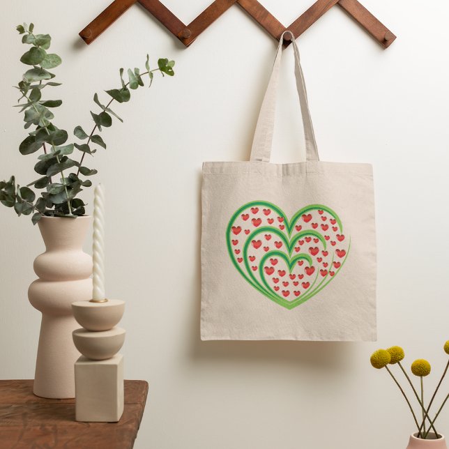 Hearts In Hearts Tote Bag (Creator Uploaded)