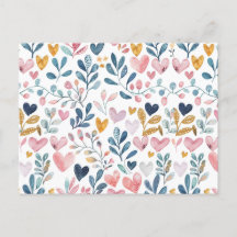 Hearts in Watercolor