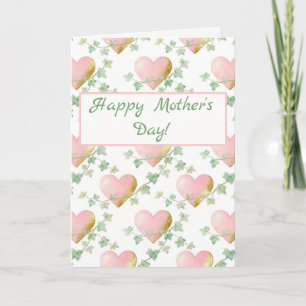 Hearts Intertwined with Ivy Card