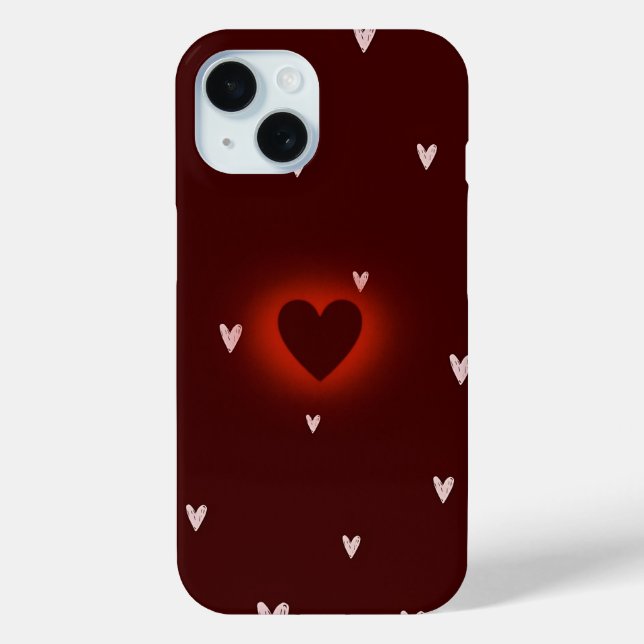 Hearts iphone case  (Back)
